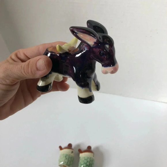Vtg Donkey Salt and Pepper Shakers - Picture 9 of 11